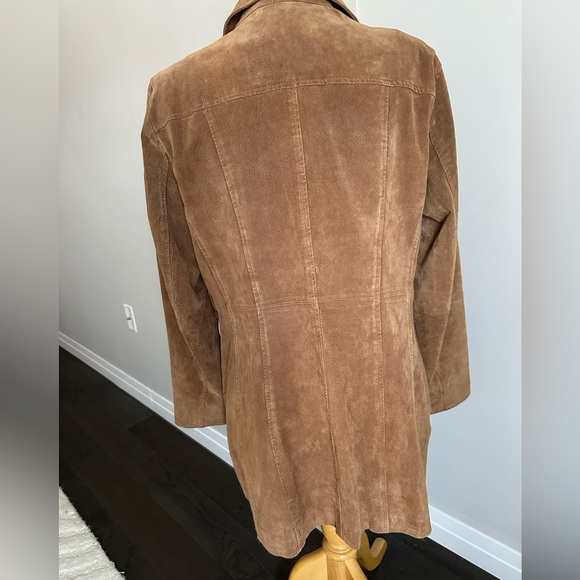 Perfect Vintage Brown Suede Jacket - Picture 5 of 8